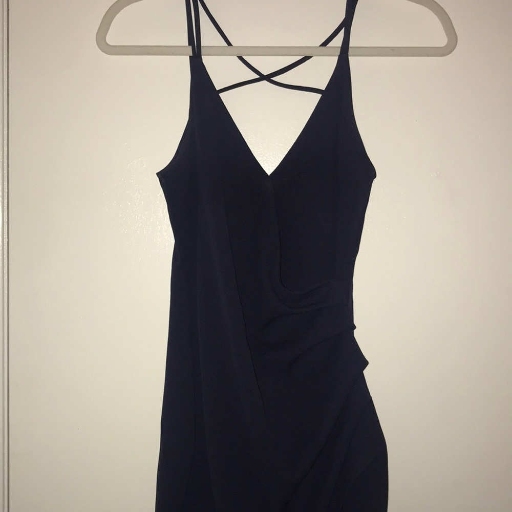 Blue cocktail dress